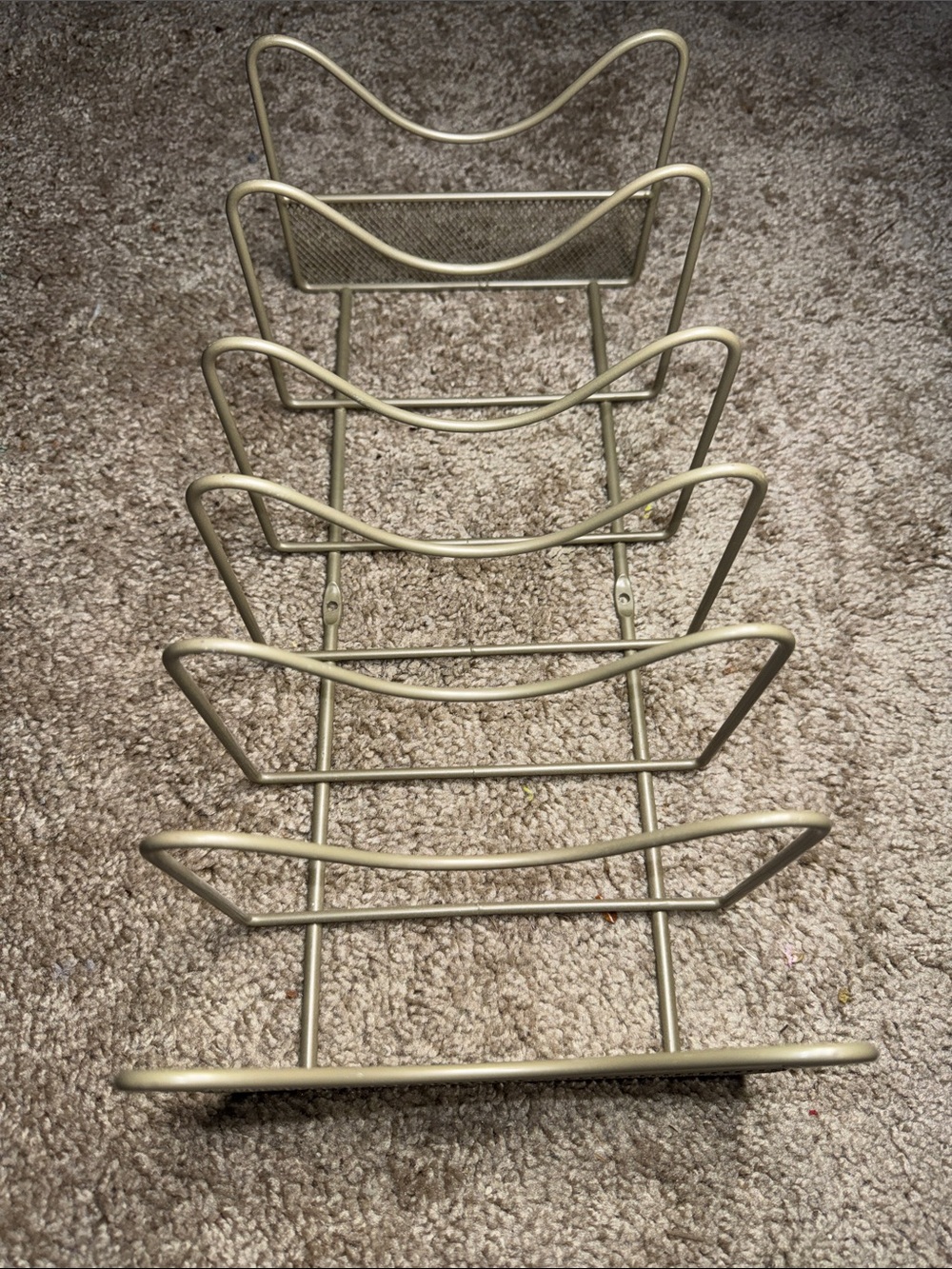 Metal pot and lid organizer
